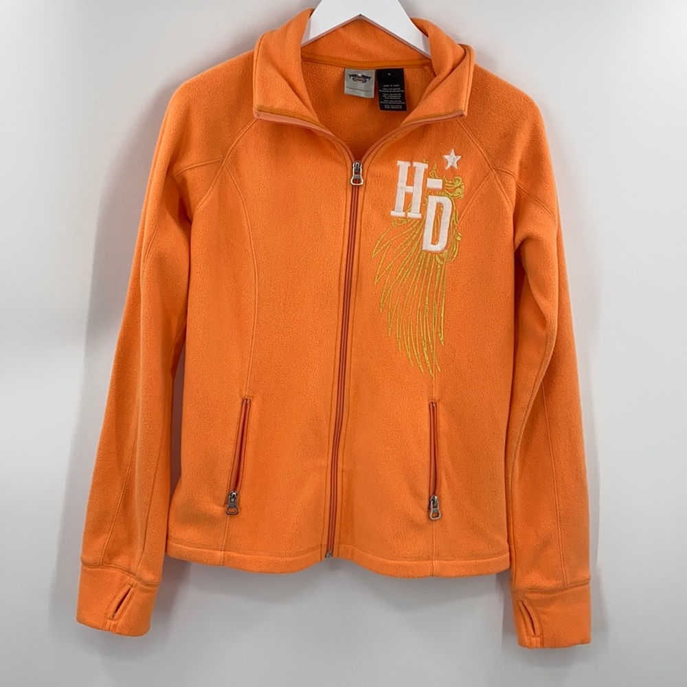 Harley Davidson Fleece  Full Zip Jacket